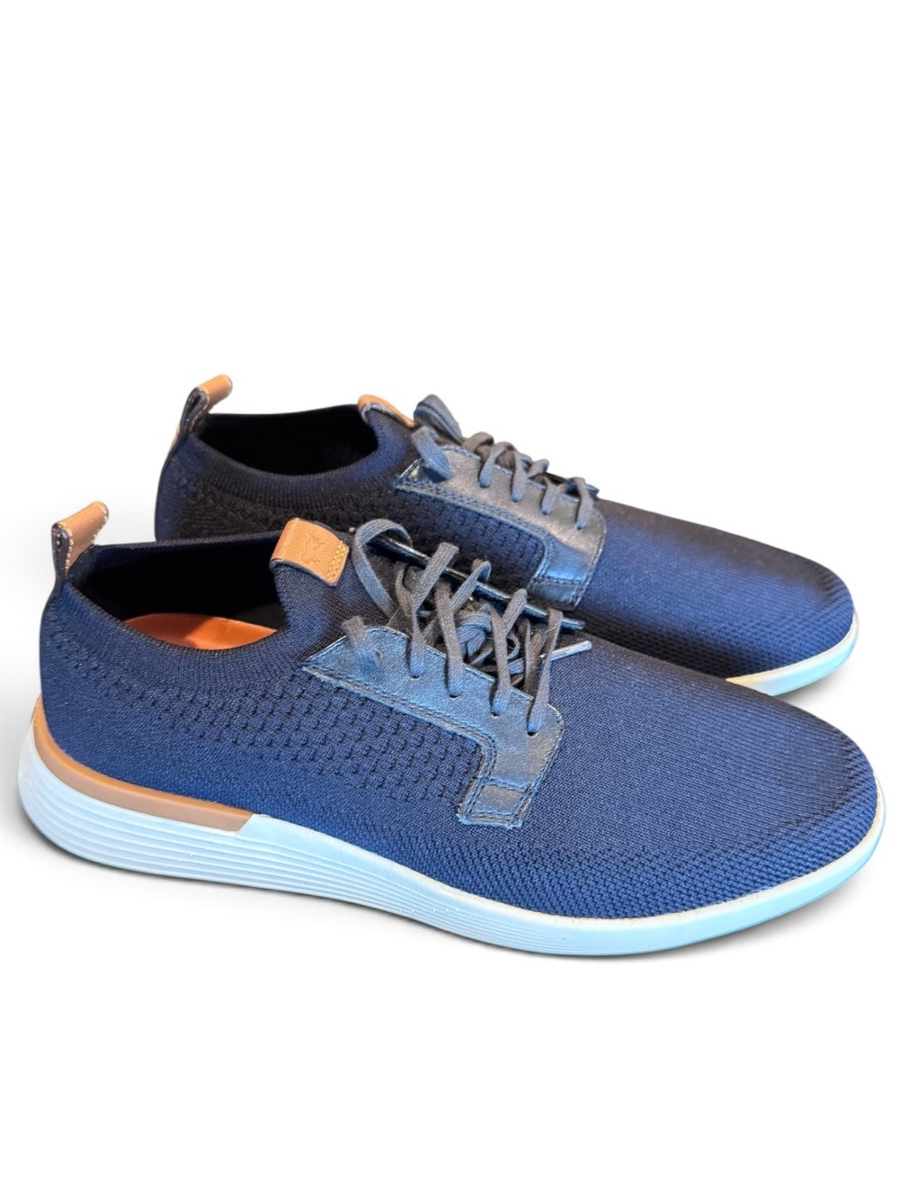 Wolf & Shepherd SwiftKnit Derby Navy Men’s Sneakers Size 8 NEW